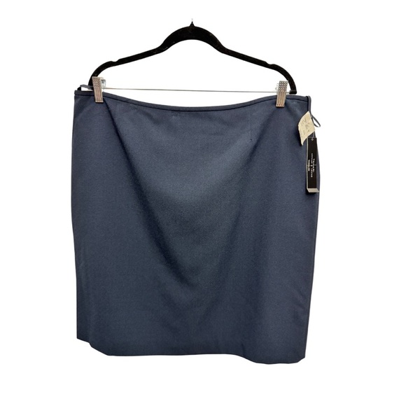 Tahari Pencil Skirt Navy - Picture 1 of 9